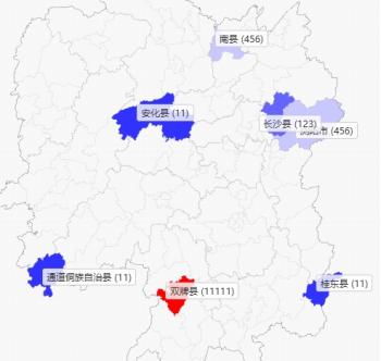 地圖展示數據